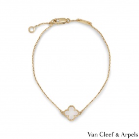 Van Cleef & Arpels Yellow Gold Sweet Alhambra Bracelet VCARF68800